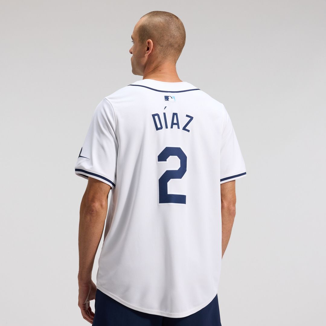 Tampa Bay Rays Yandy Diaz Nike Home Limited Player Jersey - White Team Jersey Sports Fan Apparel