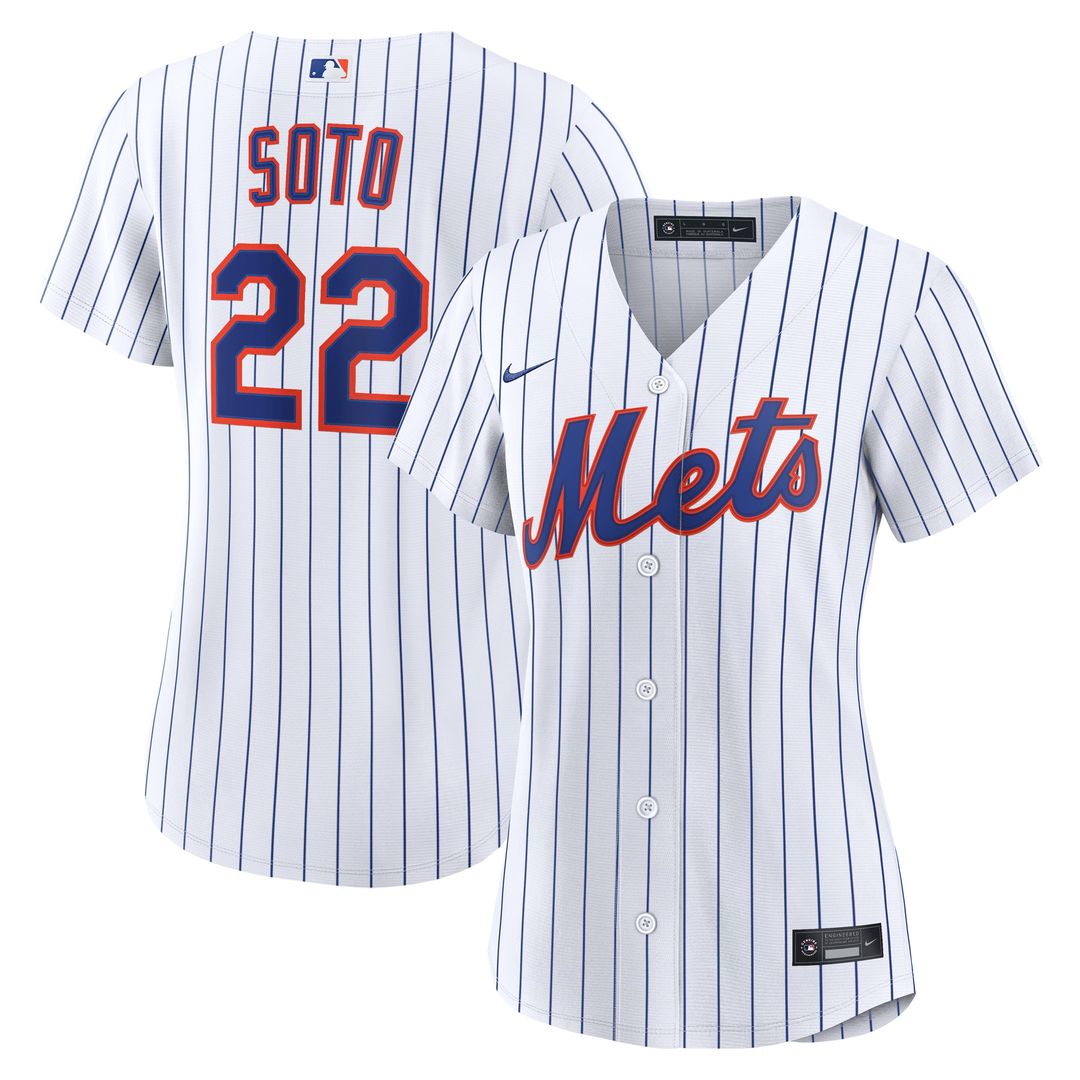 New York Mets Juan Soto Nike Women's Alternate Replica Jersey - Black Team Jersey Sports Fan Apparel