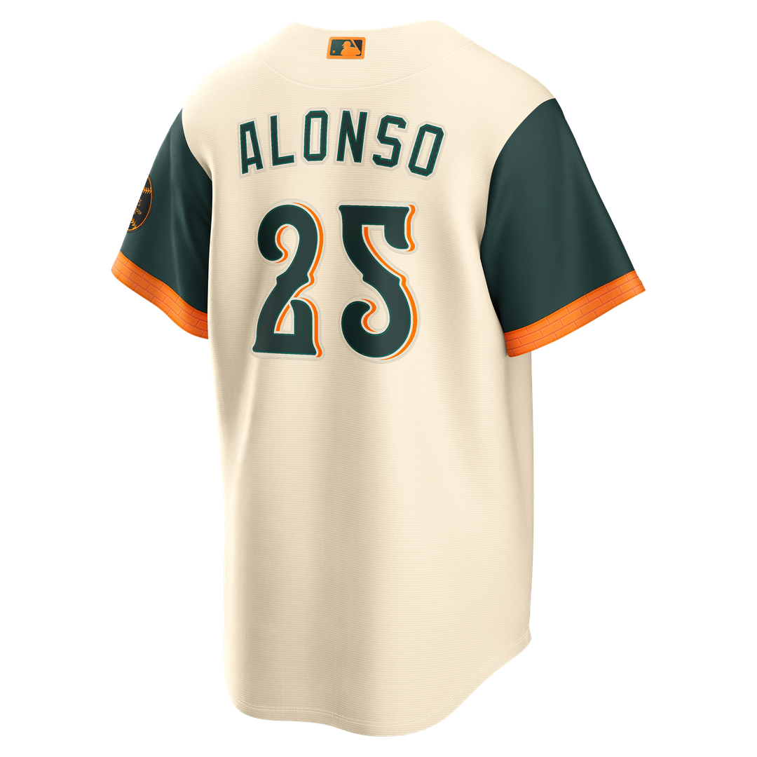 Baltimore Orioles Pete Alonso Nike 2026 City Connect Stadium Jersey - Cream Team Jersey Sports Fan Apparel