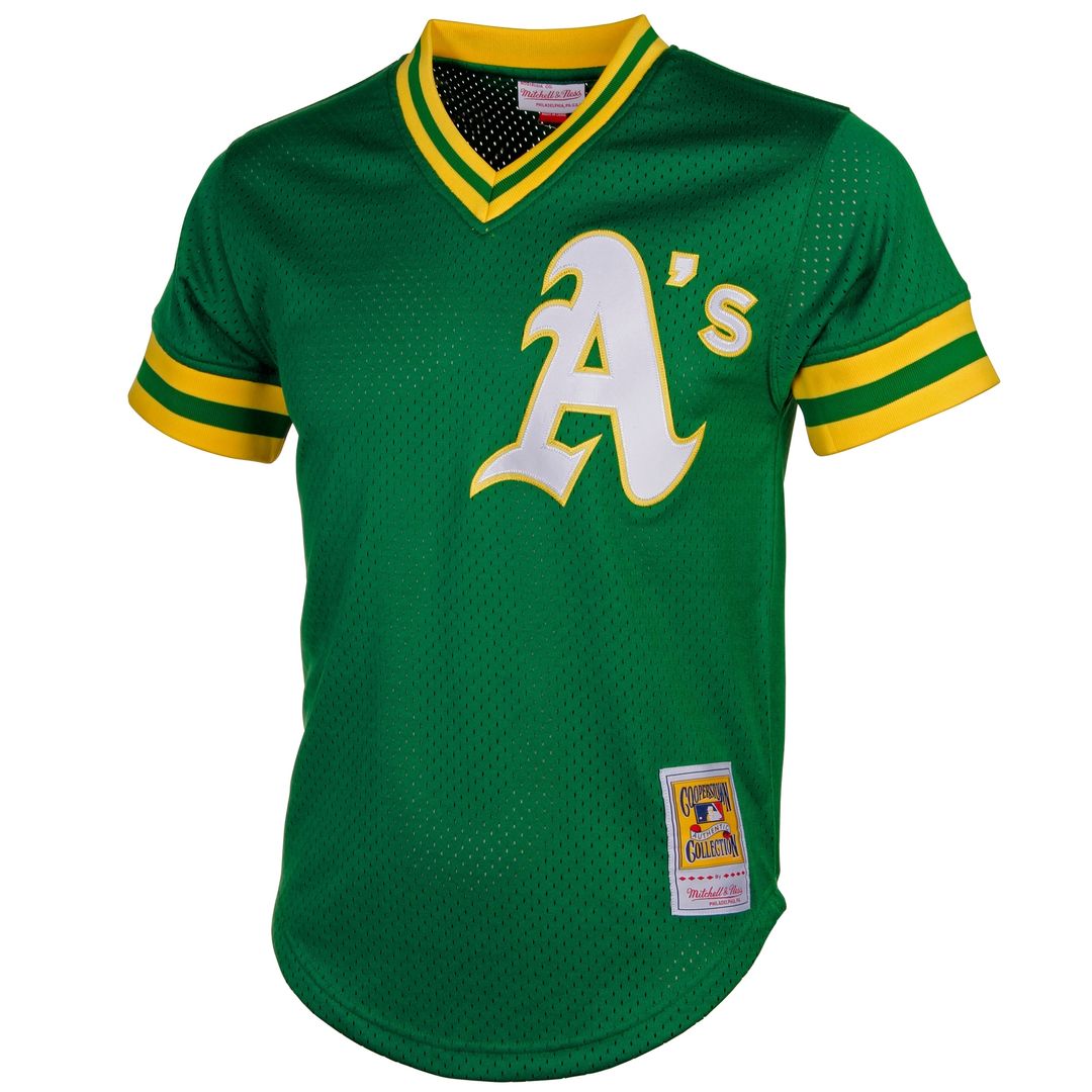 Athletics Reggie Jackson Mitchell & Ness Authentic Batting Practice Jersey - Green Team Jersey Sports Fan Apparel