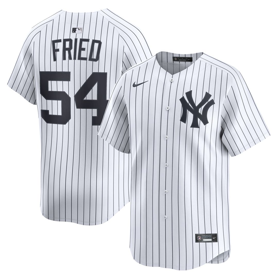 New York Yankees Max Fried Nike Home Limited Player Jersey - White Team Jersey Sports Fan Apparel