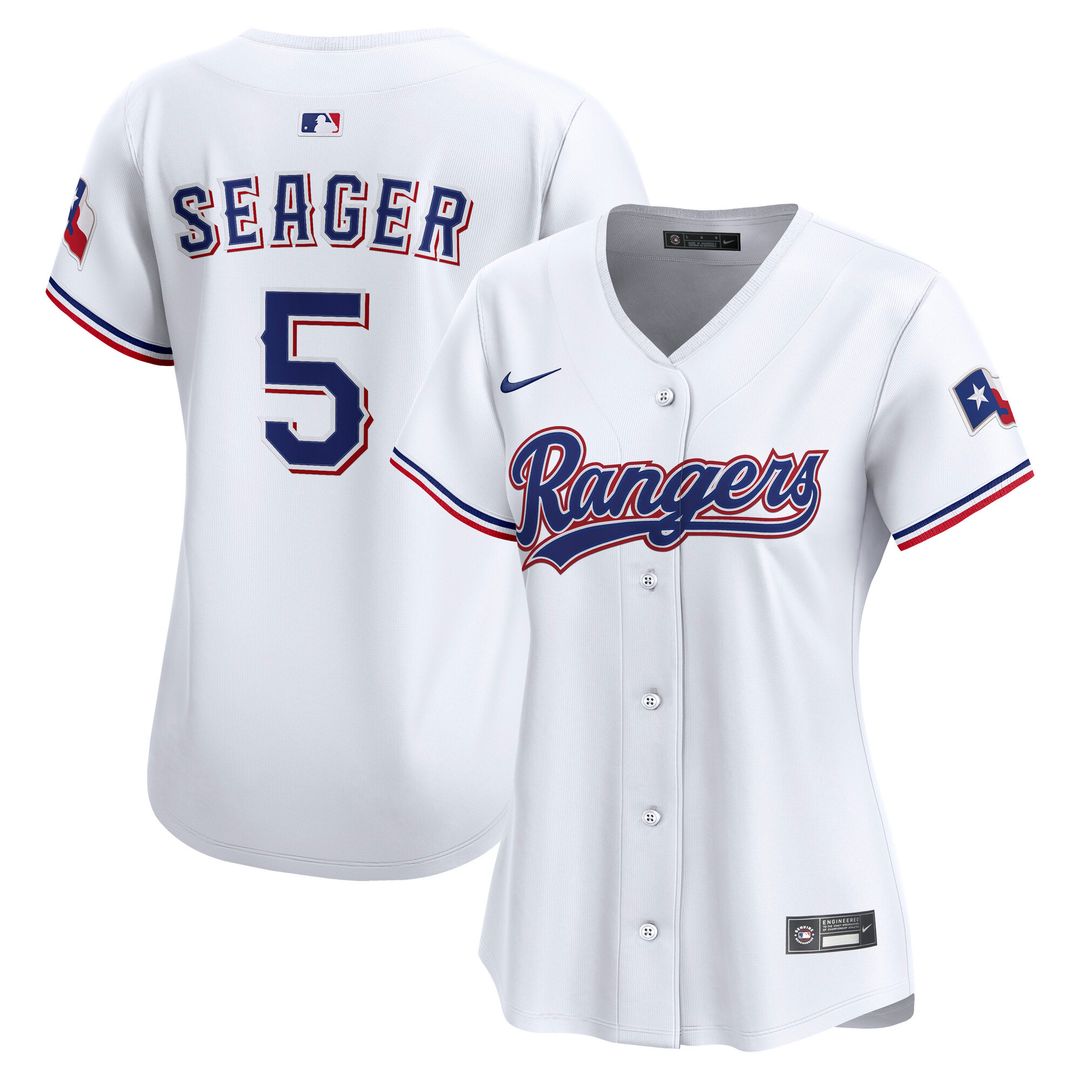 Texas Rangers Corey Seager Nike Women's Home Limited Player Jersey - White Team Jersey Sports Fan Apparel