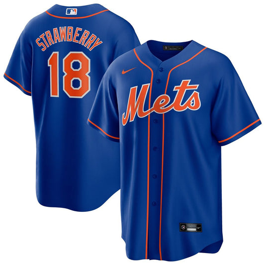 New York Mets Darryl Strawberry Nike Alternate Replica Player Jersey - Royal Team Jersey Sports Fan Apparel