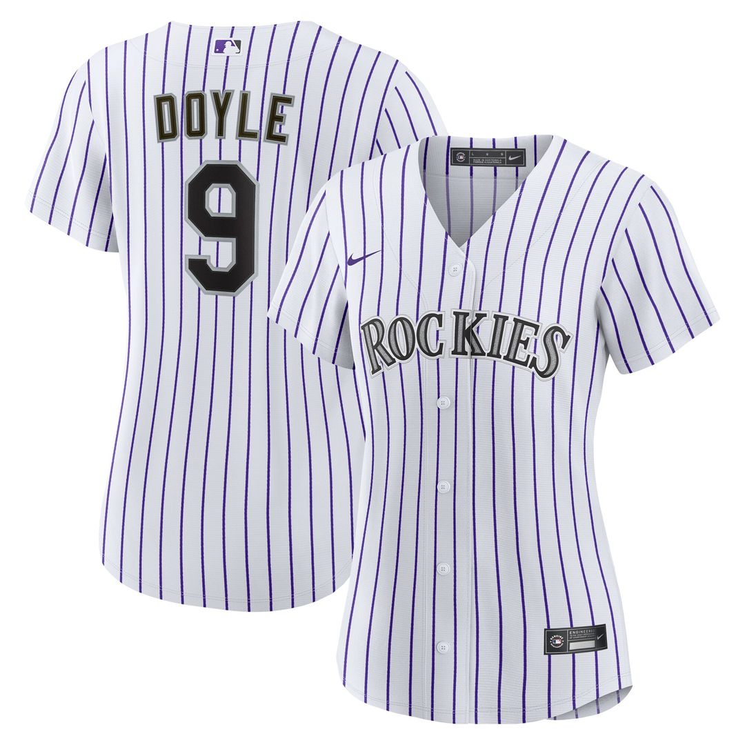 Colorado Rockies Brenton Doyle Nike Women's Home Replica Jersey - White Team Jersey Sports Fan Apparel