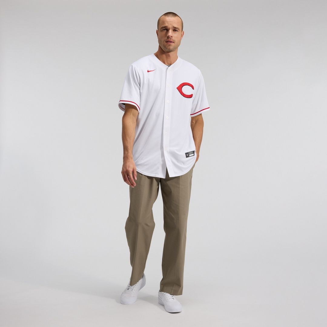 Cincinnati Reds Elly De La Cruz Nike Alternate 2 Replica Jersey - White Team Jersey Sports Fan Apparel