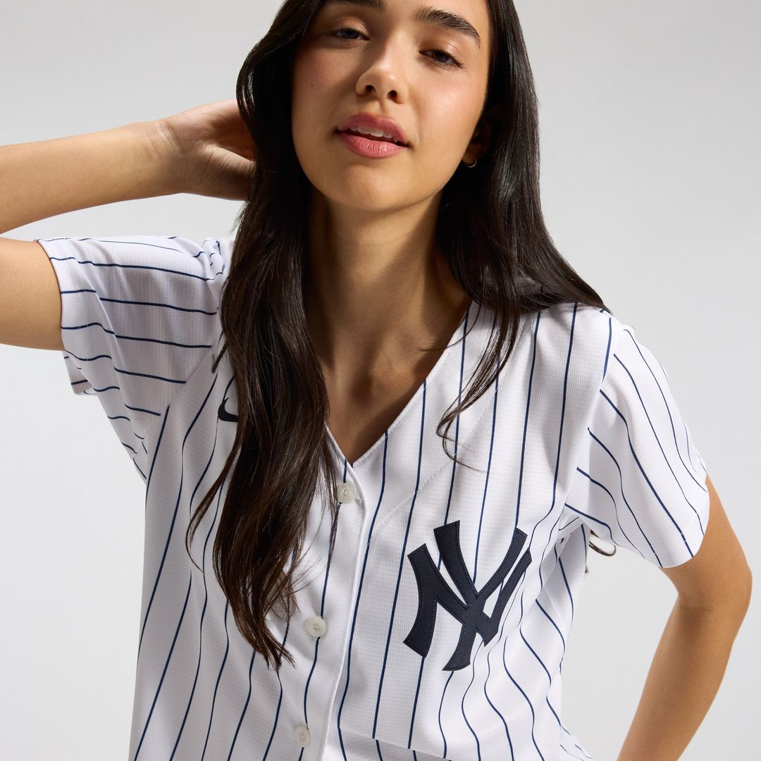 New York Yankees Nike Women's Home Replica Team Jersey - White Team Jersey Sports Fan Apparel