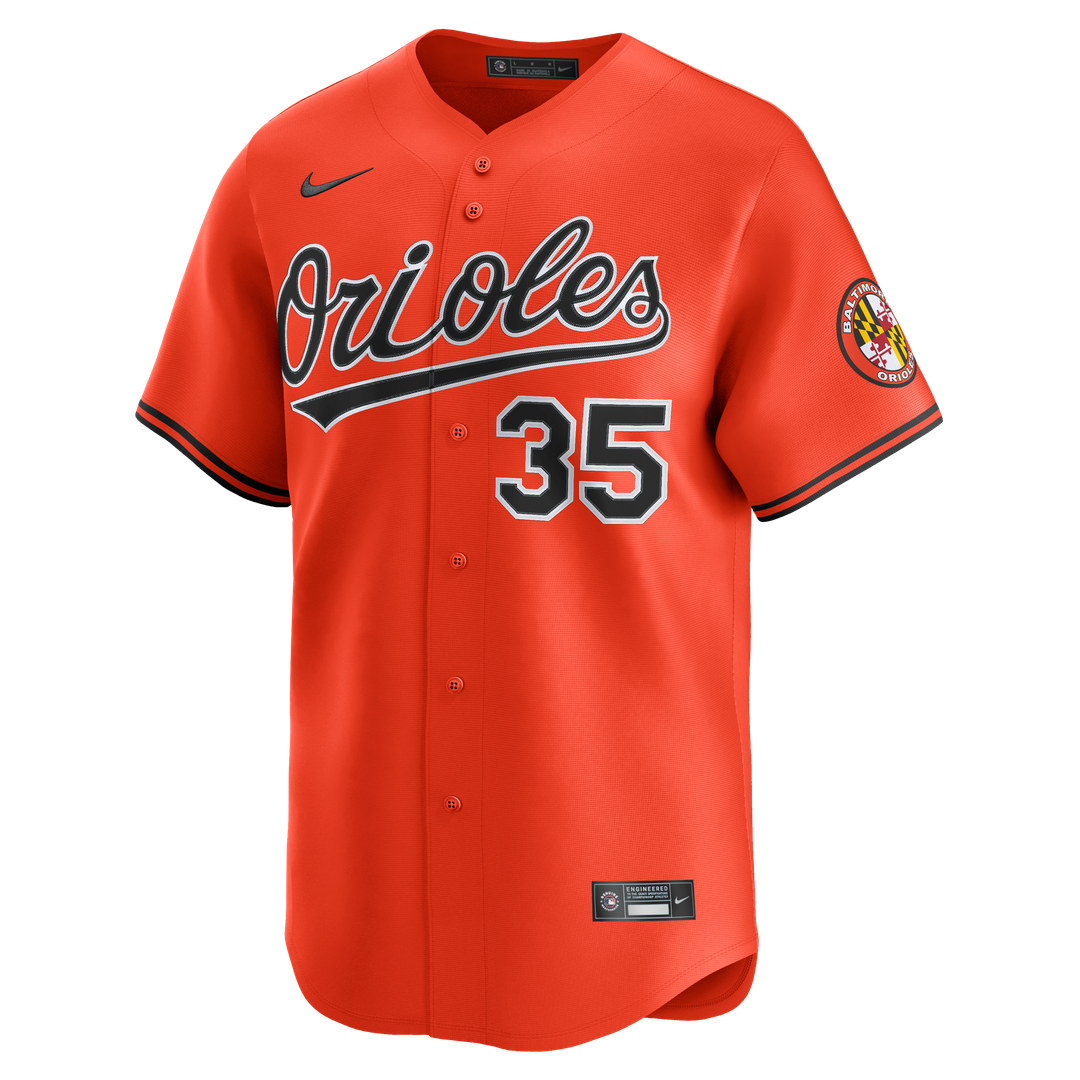 Baltimore Orioles Adley Rutschman Nike 2nd Alternate Limited Player Jersey - Orange Team Jersey Sports Fan Apparel