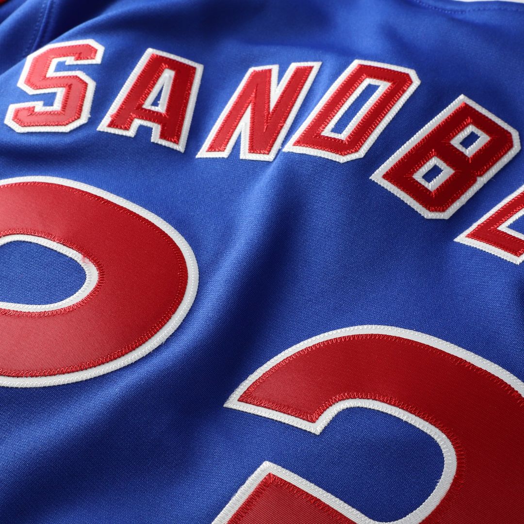 Chicago Cubs Ryne Sandberg 1984 Mitchell & Ness Throwback Authentic Jersey - Royal Team Jersey Sports Fan Apparel