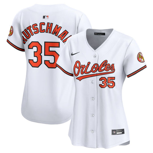 Baltimore Orioles Adley Rutschman Nike Women's Home Limited Player Jersey - White Team Jersey Sports Fan Apparel