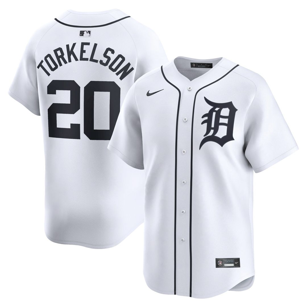 Detroit Tigers Spencer Torkelson Nike Youth Home Limited Player Jersey - White Team Jersey Sports Fan Apparel