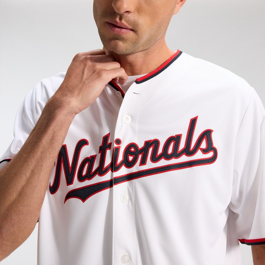 Washington Nationals CJ Abrams Nike Home Replica Jersey - White Team Jersey Sports Fan Apparel