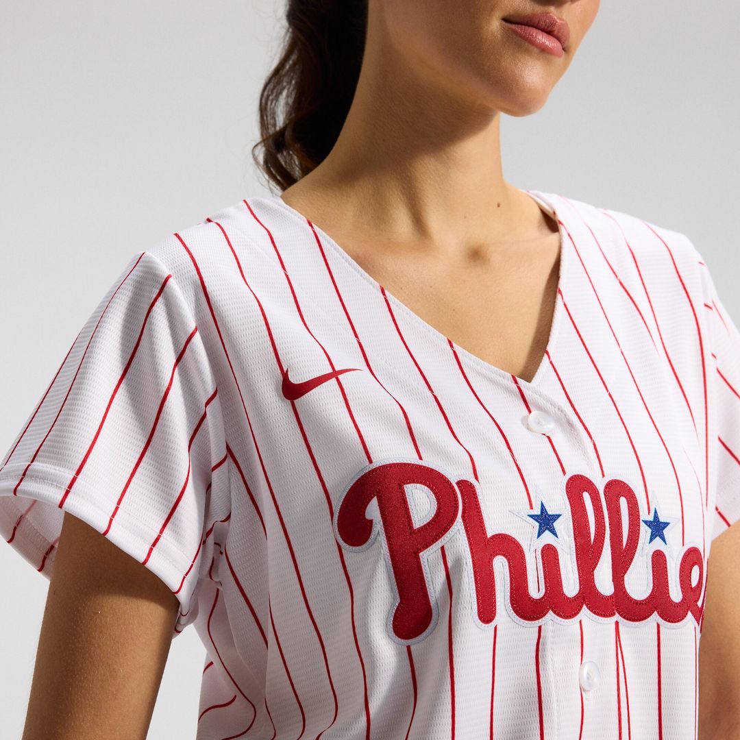 Philadelphia Phillies Nike Women's Home Replica Team Jersey - White Team Jersey Sports Fan Apparel