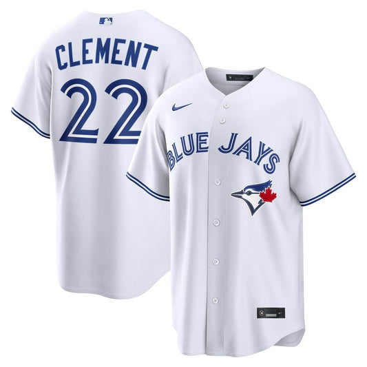 Toronto Blue Jays Ernie Clement Nike Home Replica Jersey - White Team Jersey Sports Fan Apparel