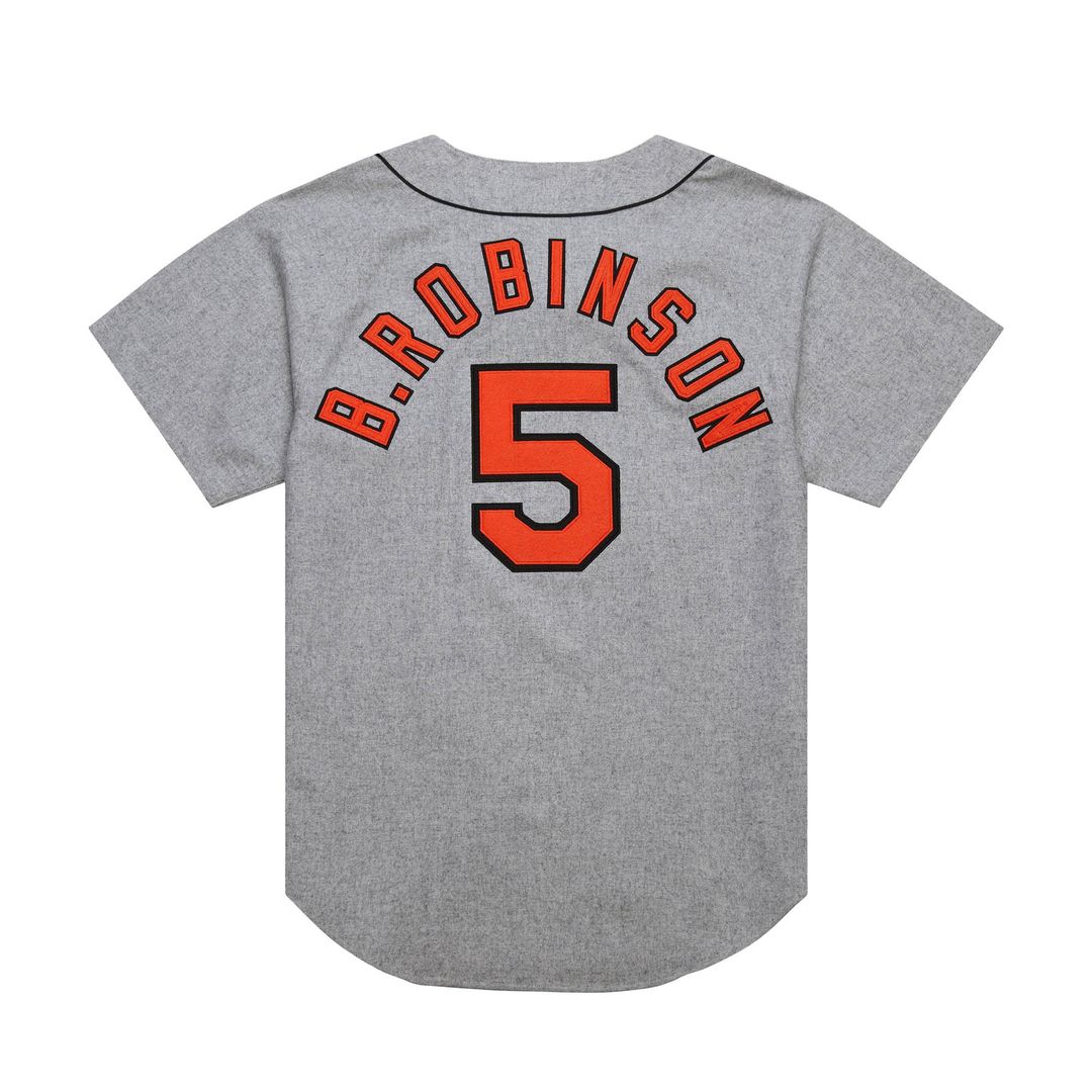 Baltimore Orioles Brooks Robinson Mitchell & Ness Cooperstown 1966 Authentic Jersey - Gray Team Jersey Sports Fan Apparel