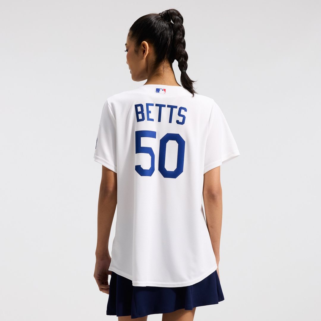 Los Angeles Dodgers Mookie Betts Nike Women's Home Stadium Jersey - White Team Jersey Sports Fan Apparel