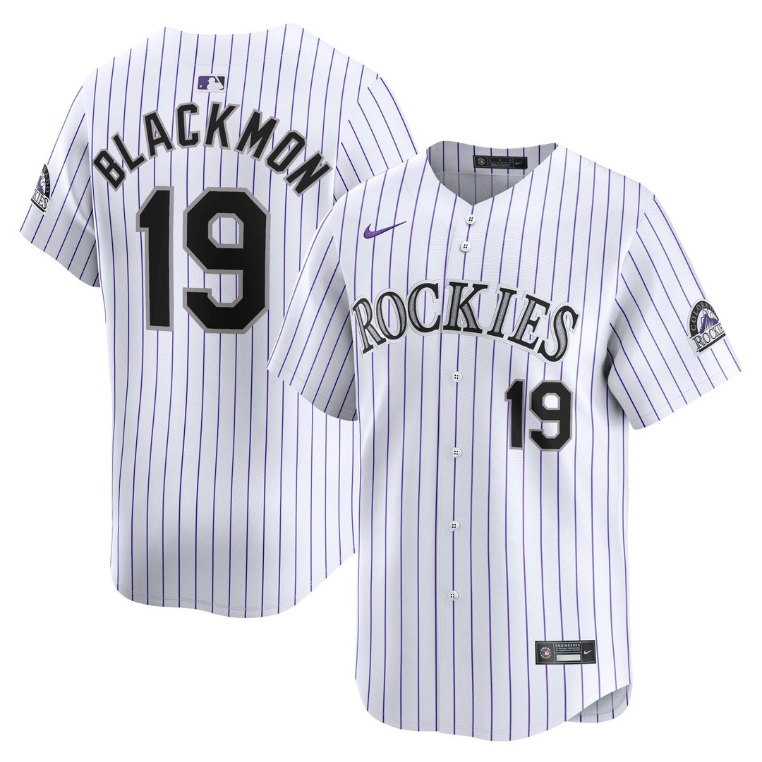 Colorado Rockies Charlie Blackmon Nike Youth Home Limited Player Jersey - White Team Jersey Sports Fan Apparel
