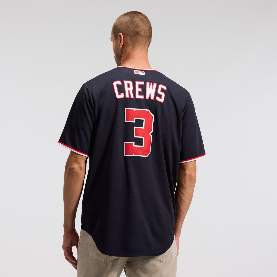 Washington Nationals Dylan Crews Nike Alternate Replica Jersey - Navy Team Jersey Sports Fan Apparel