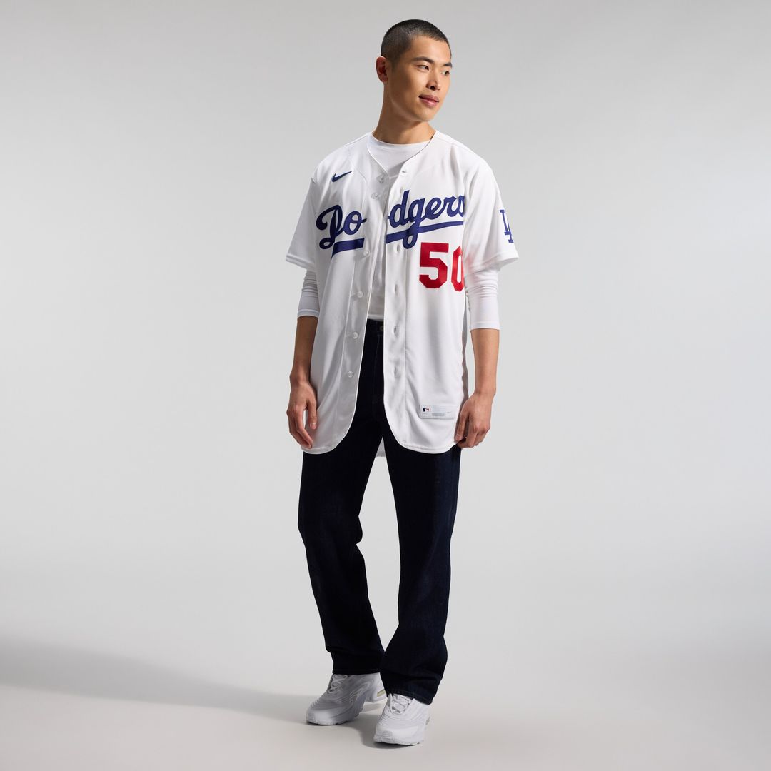 Los Angeles Dodgers Mookie Betts Nike Home Authentic Jersey - White Team Jersey Sports Fan Apparel