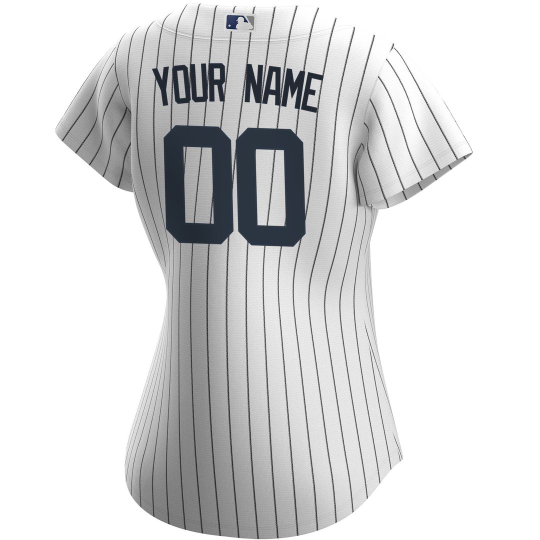 New York Yankees Nike Women's Home Replica Custom Jersey - White Team Jersey Sports Fan Apparel