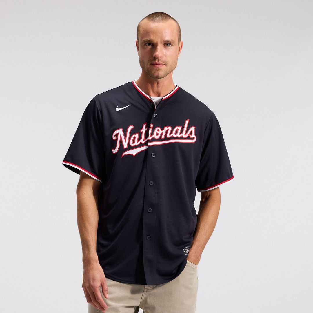 Washington Nationals Dylan Crews Nike Alternate Replica Jersey - Navy Team Jersey Sports Fan Apparel