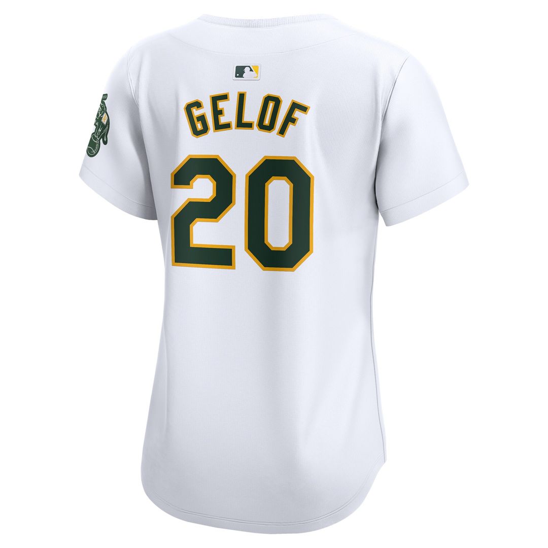 Athletics Zack Gelof Nike Women's Home Limited Player Jersey - White Team Jersey Sports Fan Apparel