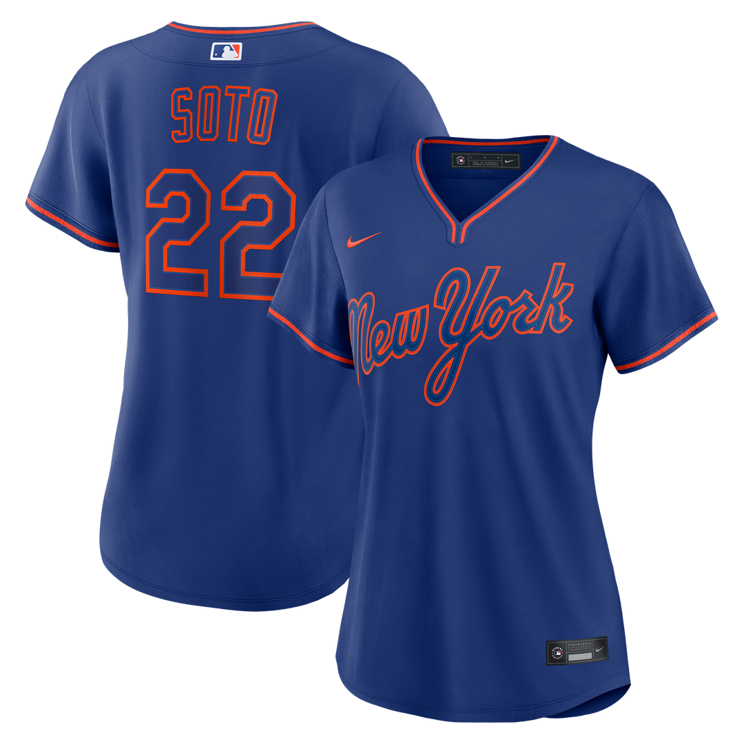 New York Mets Juan Soto Nike Women's Alternate Replica Jersey - Royal Team Jersey Sports Fan Apparel