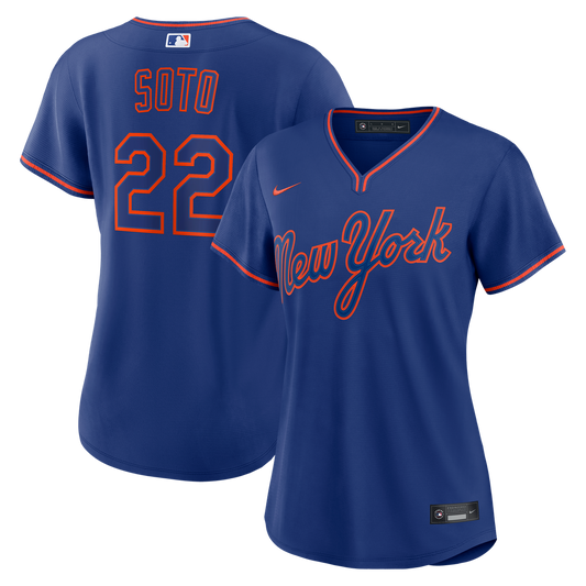 New York Mets Juan Soto Nike Women's Alternate Replica Jersey - Royal Team Jersey Sports Fan Apparel