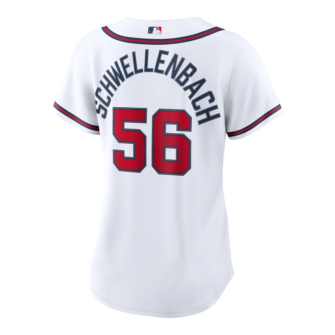 Atlanta Braves Spencer Schwellenbach Nike Women's Home Replica Jersey - White Team Jersey Sports Fan Apparel