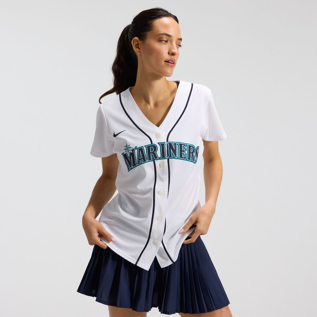 Seattle Mariners Cal Raleigh Nike Women's Home Replica Jersey - White Team Jersey Sports Fan Apparel