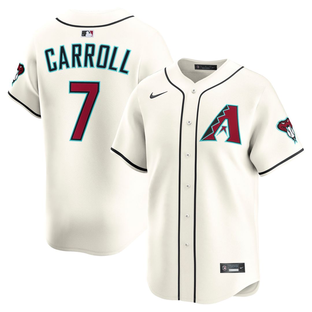 Arizona Diamondbacks Corbin Carroll Nike Home Limited Player Jersey - Cream Team Jersey Sports Fan Apparel