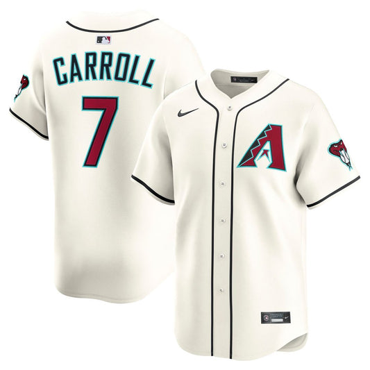 Arizona Diamondbacks Corbin Carroll Nike Home Limited Player Jersey - Cream Team Jersey Sports Fan Apparel