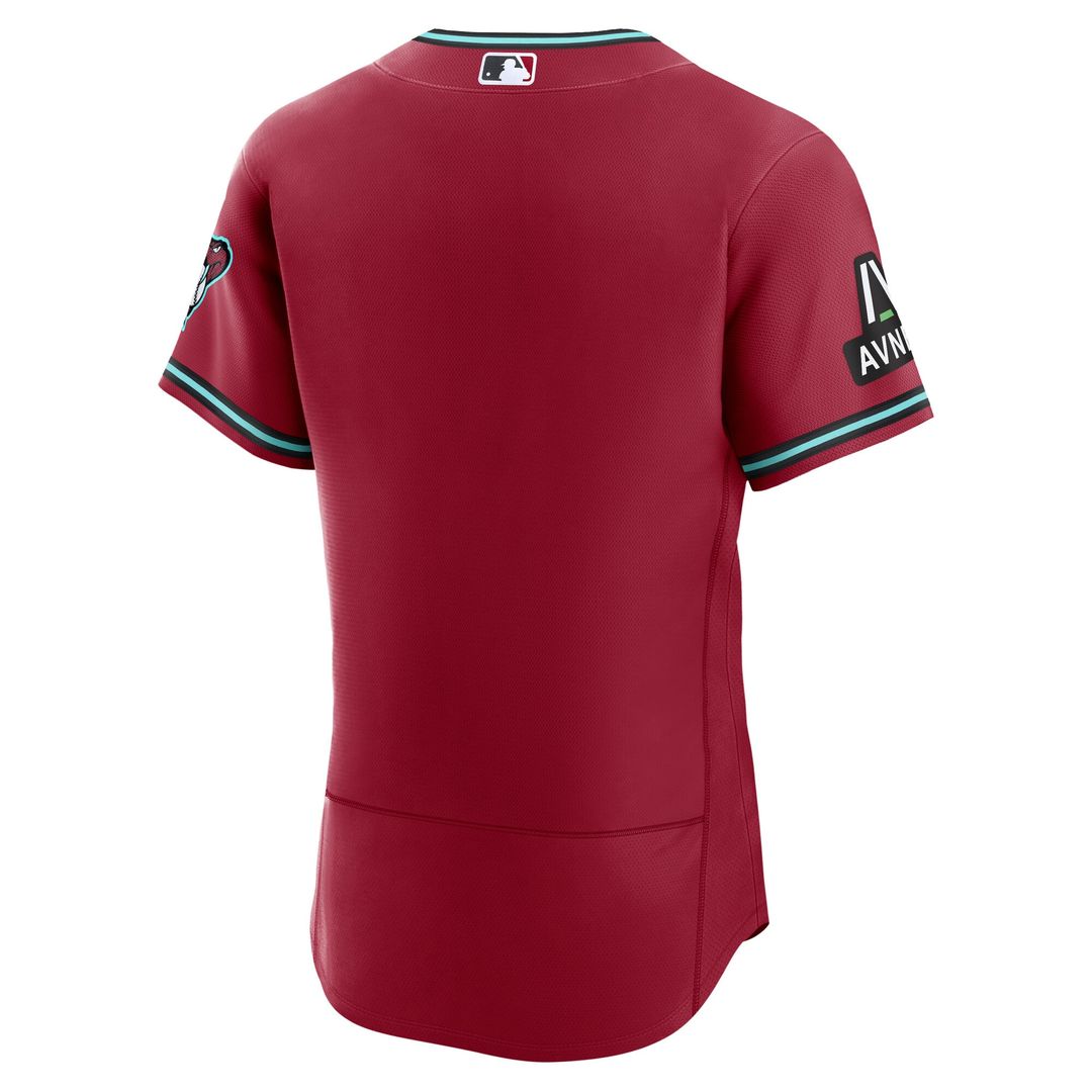Arizona Diamondbacks Nike Home Sponsor Patch Authentic Jersey - Cream Team Jersey Sports Fan Apparel