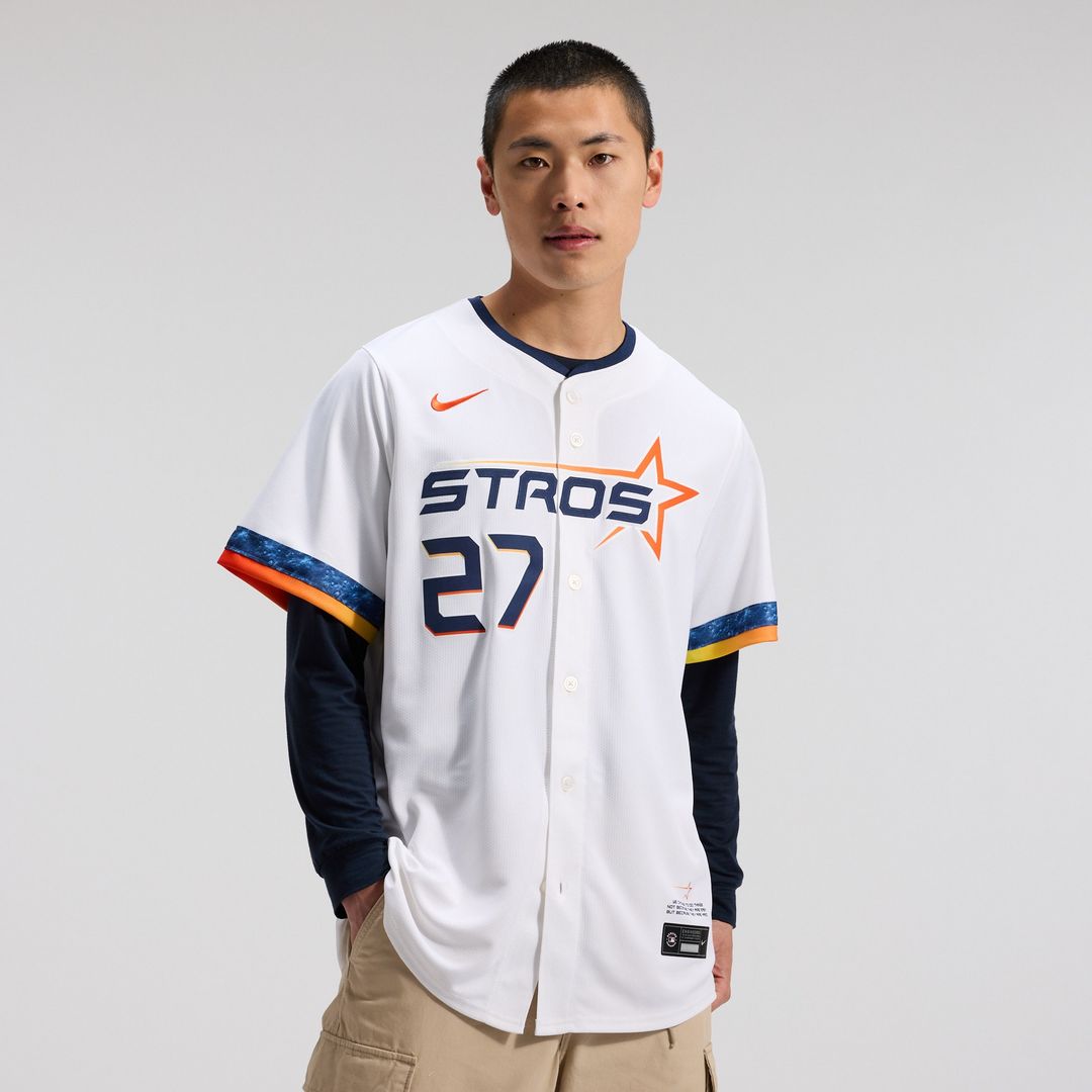 Houston Astros Jose Altuve Nike 2025 City Connect Limited Player Jersey - White Team Jersey Sports Fan Apparel
