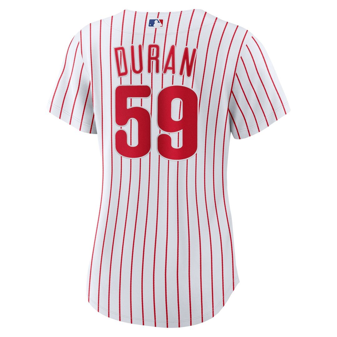 Philadelphia Phillies Jhoan Duran Nike Women's Home Replica Jersey - White Team Jersey Sports Fan Apparel