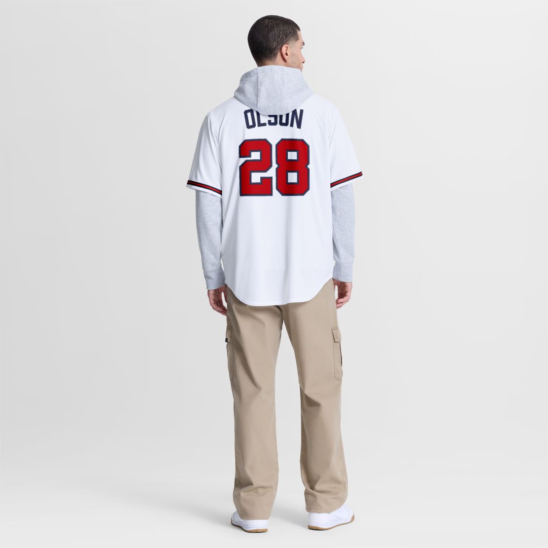 Atlanta Braves Matt Olson Nike Home Replica Jersey - White Team Jersey Sports Fan Apparel