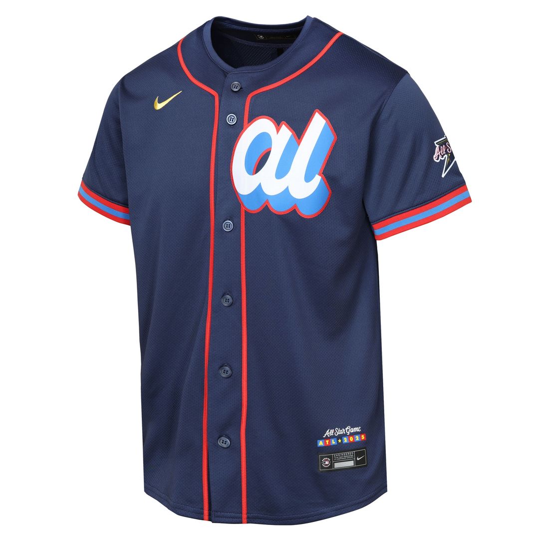 American League Nike Youth 2025 All - Star Edition Limited Jersey - Navy Team Jersey Sports Fan Apparel