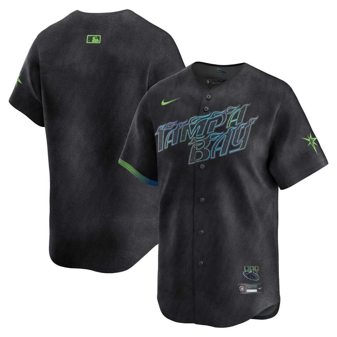 Tampa Bay Rays Nike City Connect Limited Jersey - Black Team Jersey Sports Fan Apparel