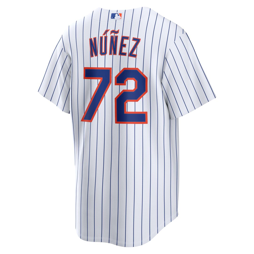 New York Mets Dedniel Núñez Nike Home Replica Jersey - White Team Jersey Sports Fan Apparel