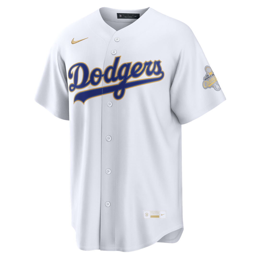 Los Angeles Dodgers Nike 2026 Gold Collection Stadium Jersey - White Team Jersey Sports Fan Apparel
