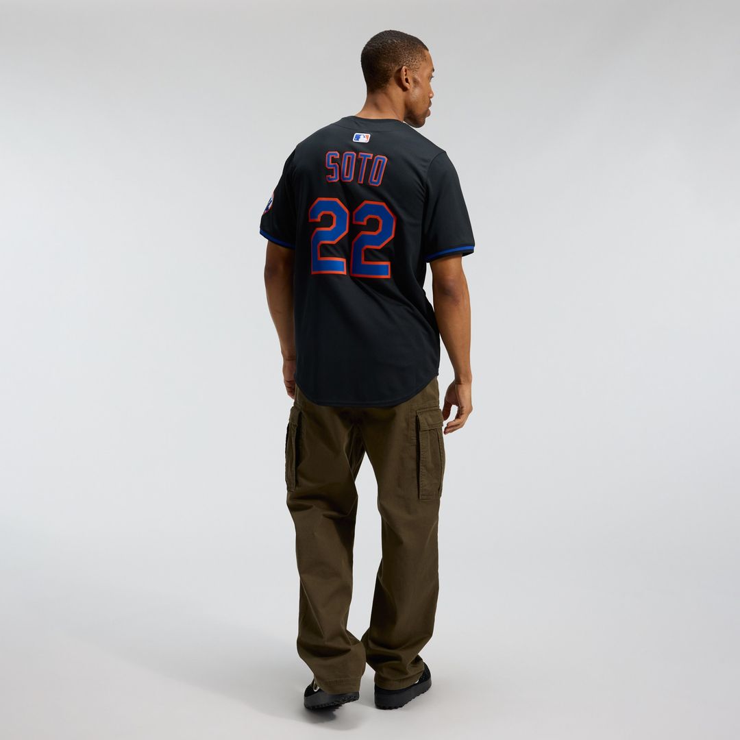New York Mets Juan Soto Nike Alternate Limited Player Jersey - Black Team Jersey Sports Fan Apparel