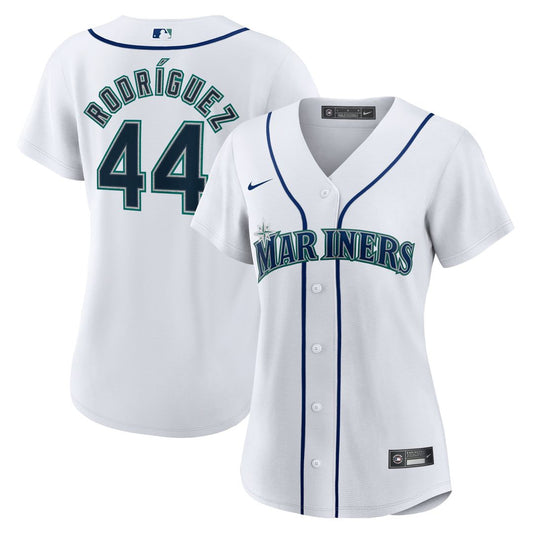 Seattle Mariners Julio Rodriguez Nike Women's Home Replica Player Jersey - White Team Jersey Sports Fan Apparel