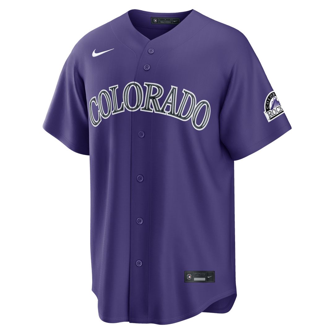 Colorado Rockies Nike Alternate Stadium Jersey - Purple Team Jersey Sports Fan Apparel