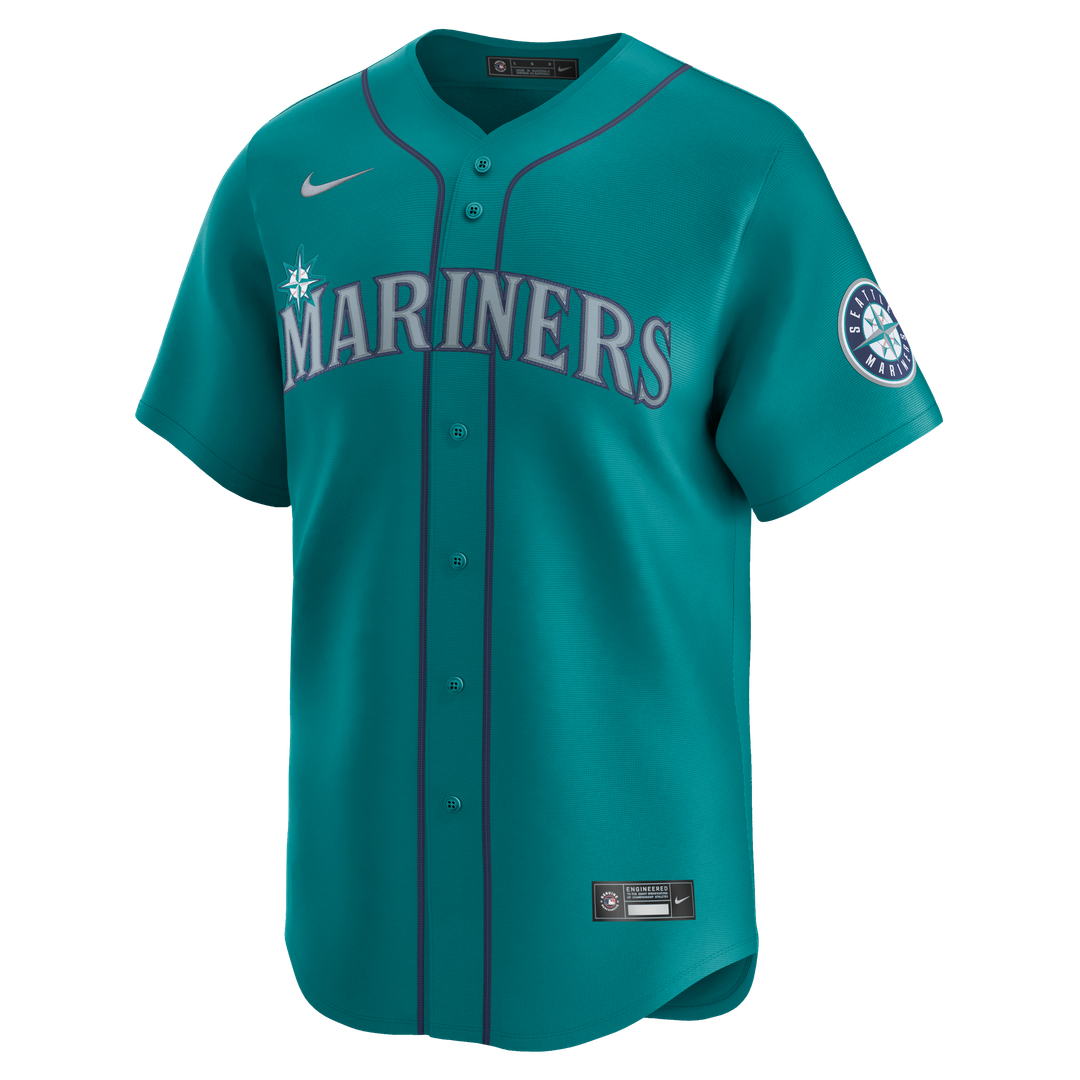 Seattle Mariners Cal Raleigh Nike Alternate Limited Jersey - Teal Team Jersey Sports Fan Apparel