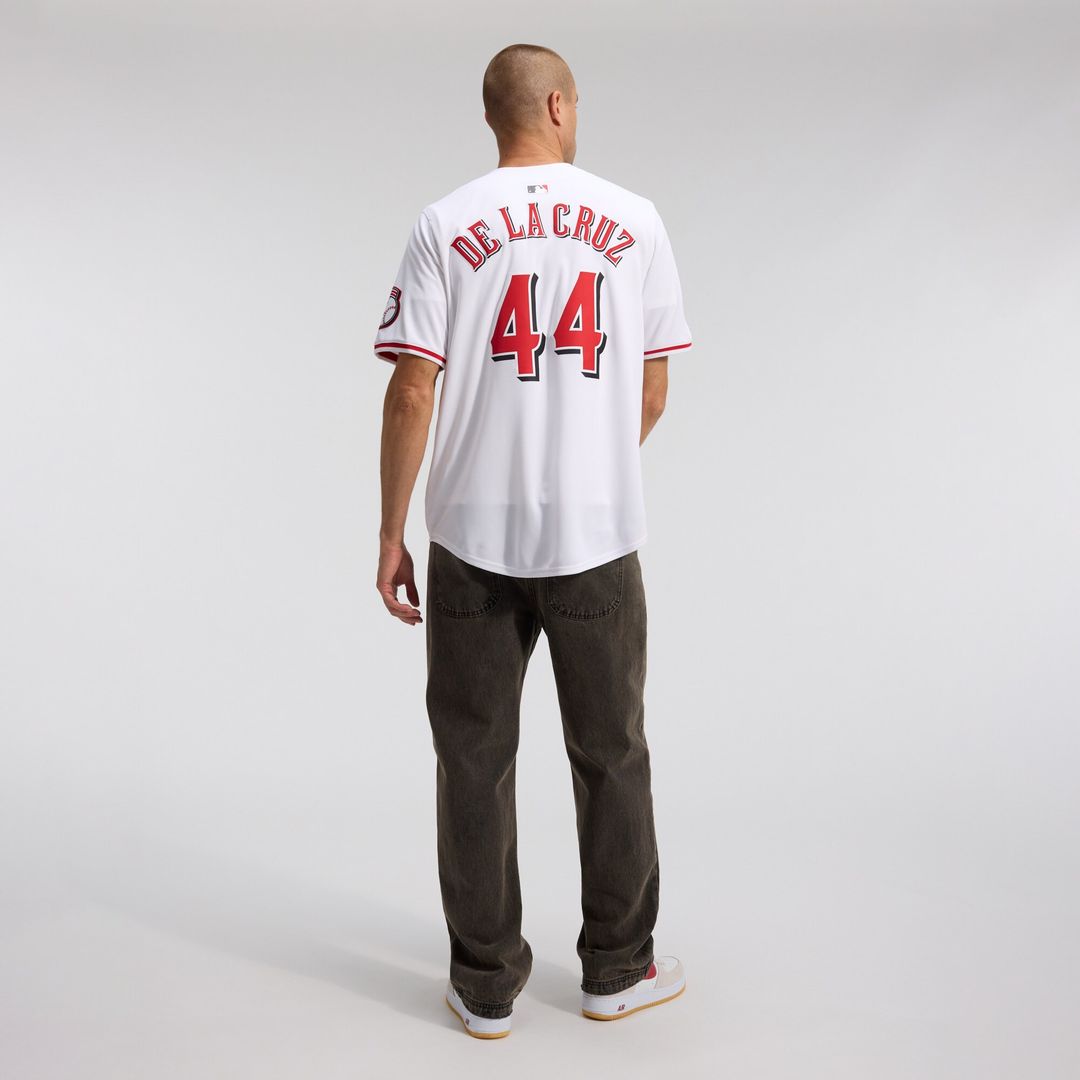 Cincinnati Reds Elly De La Cruz Nike Alternate 2 Limited Player Jersey - White Team Jersey Sports Fan Apparel