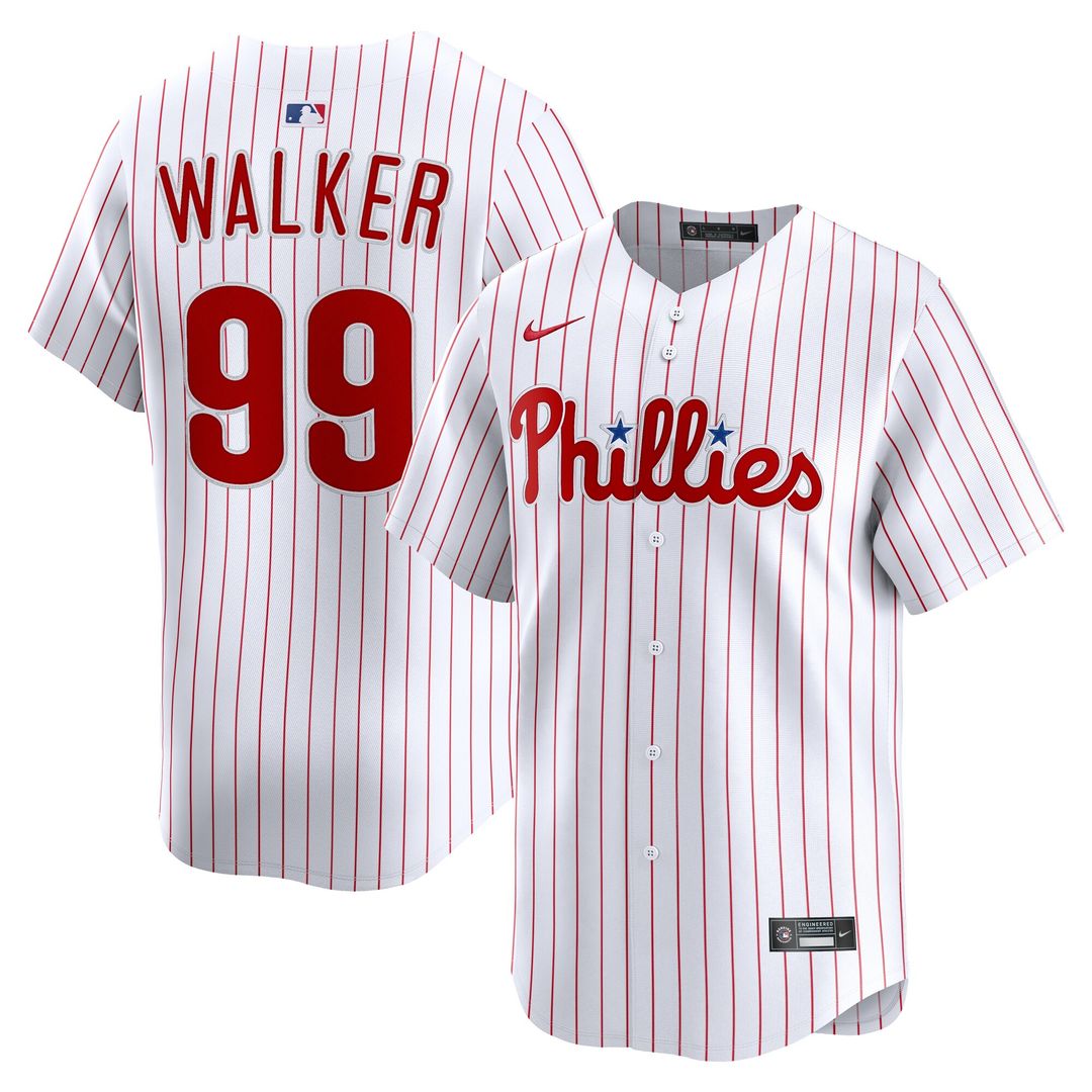 Philadelphia Phillies Taijuan Walker Nike Home Limited Player Jersey - White Team Jersey Sports Fan Apparel
