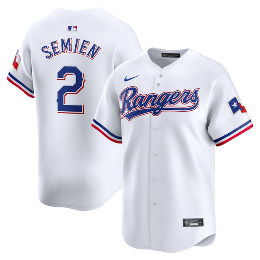 Texas Rangers Marcus Semien Nike Home Limited Player Jersey - White Team Jersey Sports Fan Apparel