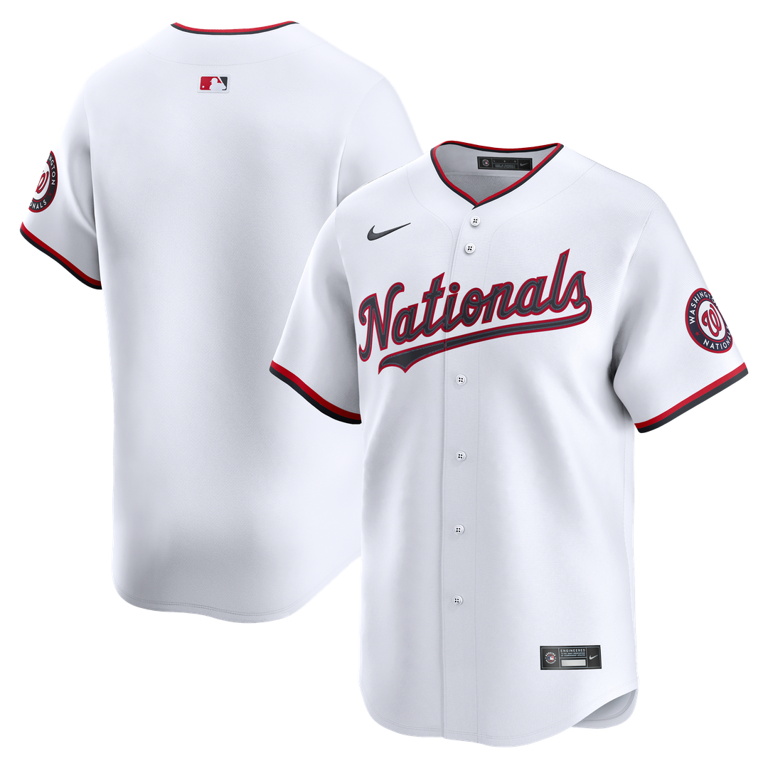 Washington Nationals Nike Home Limited Jersey - White Team Jersey Sports Fan Apparel