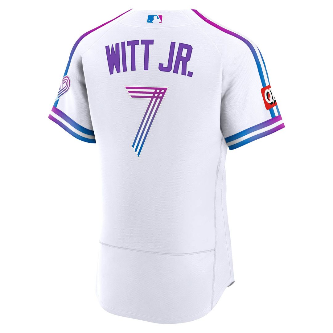 Kansas City Royals Bobby Witt Jr. Nike 2026 City Connect Authentic Sponsor Patch Jersey - White Team Jersey Sports Fan Apparel