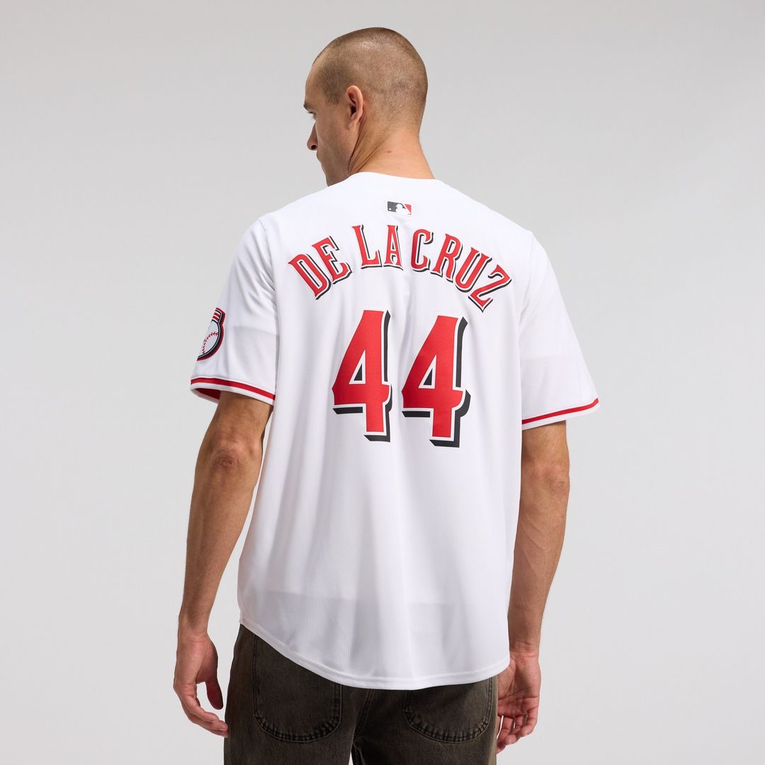 Cincinnati Reds Elly De La Cruz Nike Alternate 2 Limited Player Jersey - White Team Jersey Sports Fan Apparel