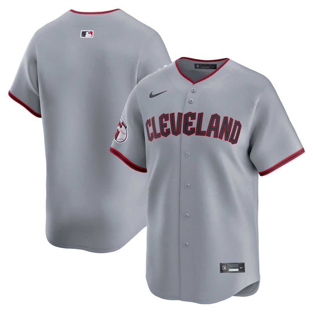 Cleveland Guardians Nike Road Limited Jersey - Gray Team Jersey Sports Fan Apparel